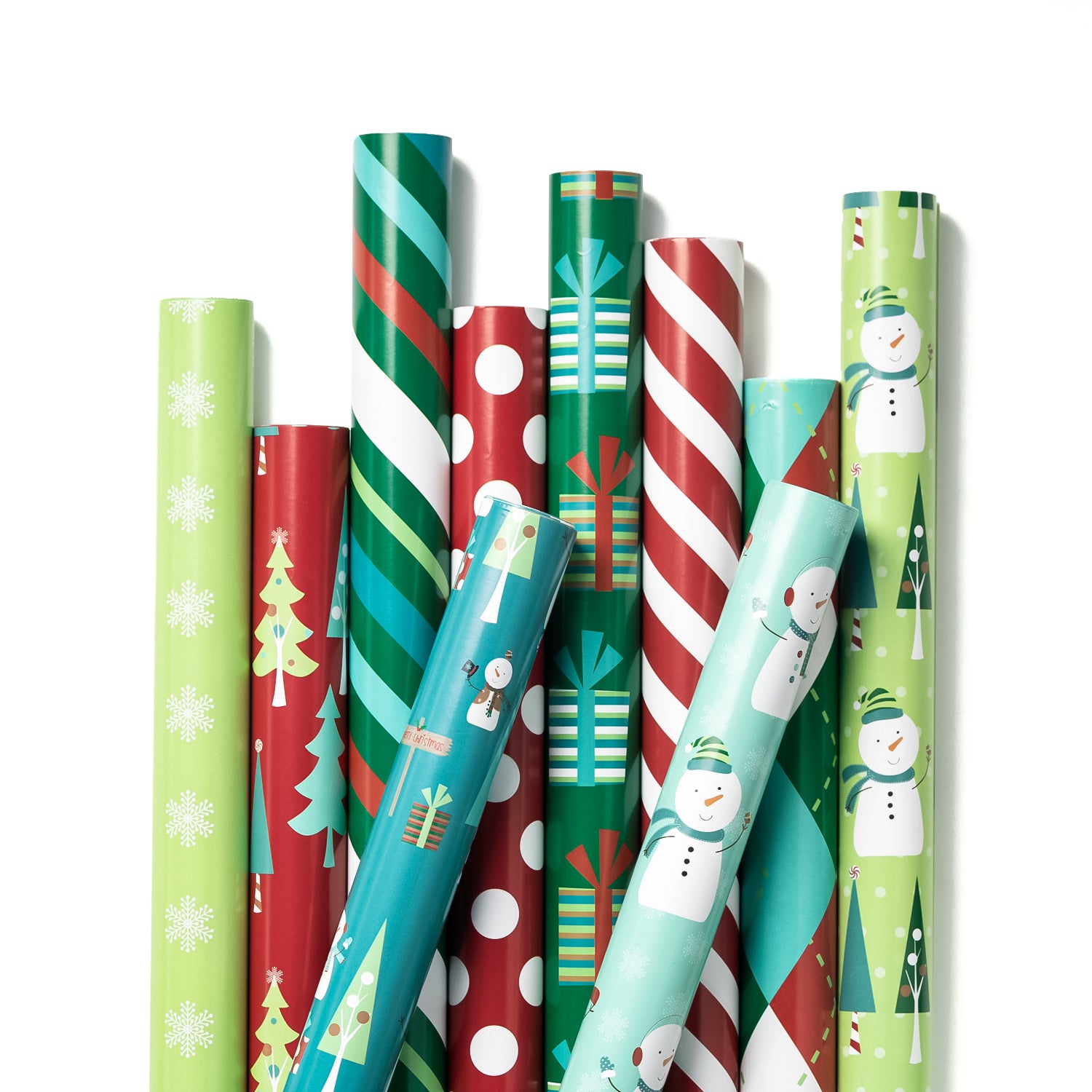  Hallmark Flat Christmas Wrapping Paper Sheets with