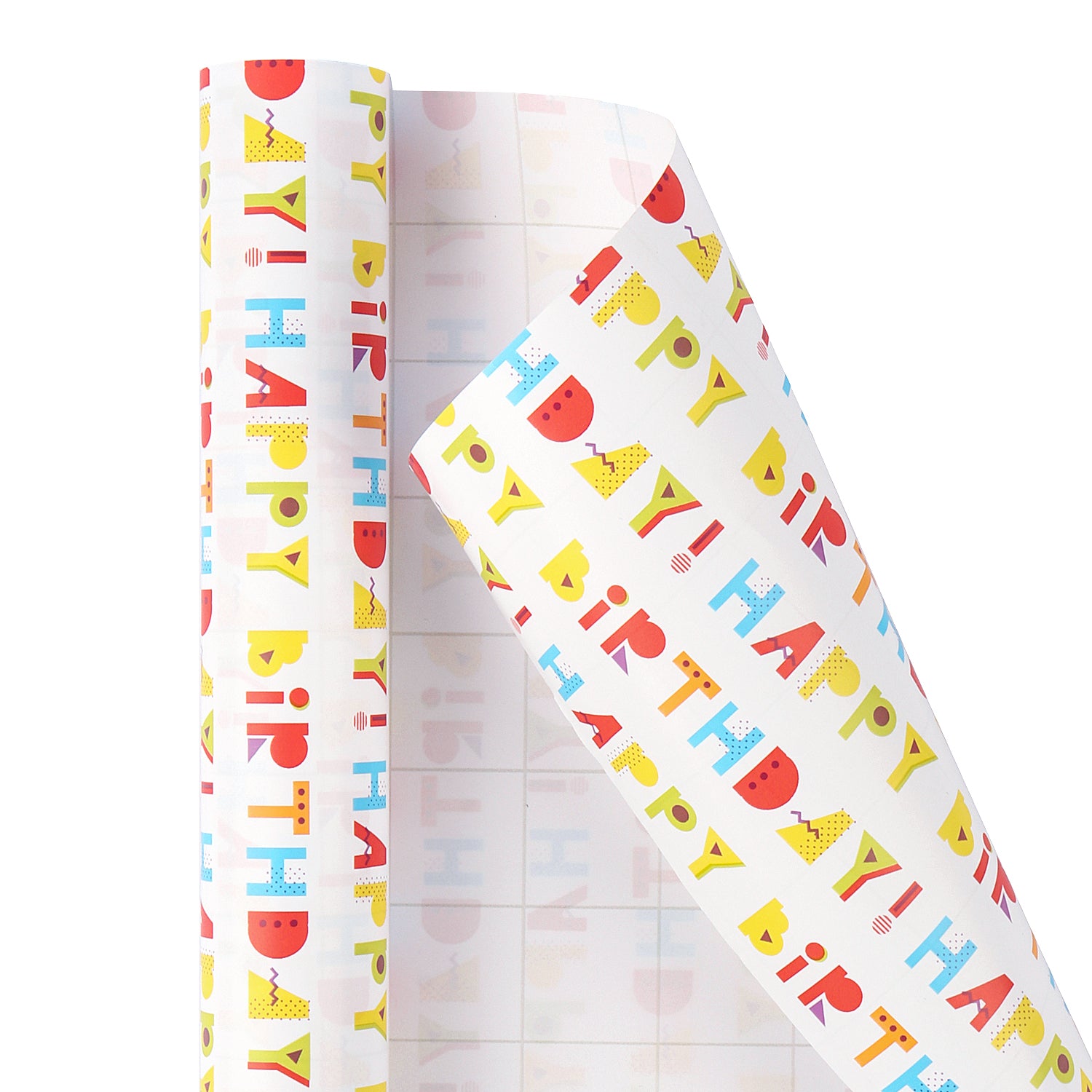 MAYPLUSS Gift Wrapping Paper Roll - 3 Different Birthday Print Design –  Maypluss